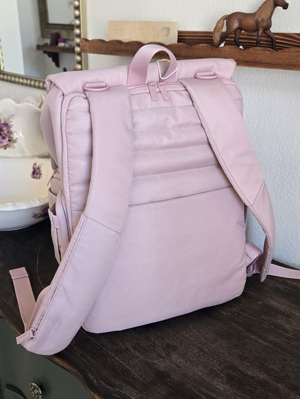 Beis Ultimate Diaper Backpack In Atlas Pink - Picture 7 of 10